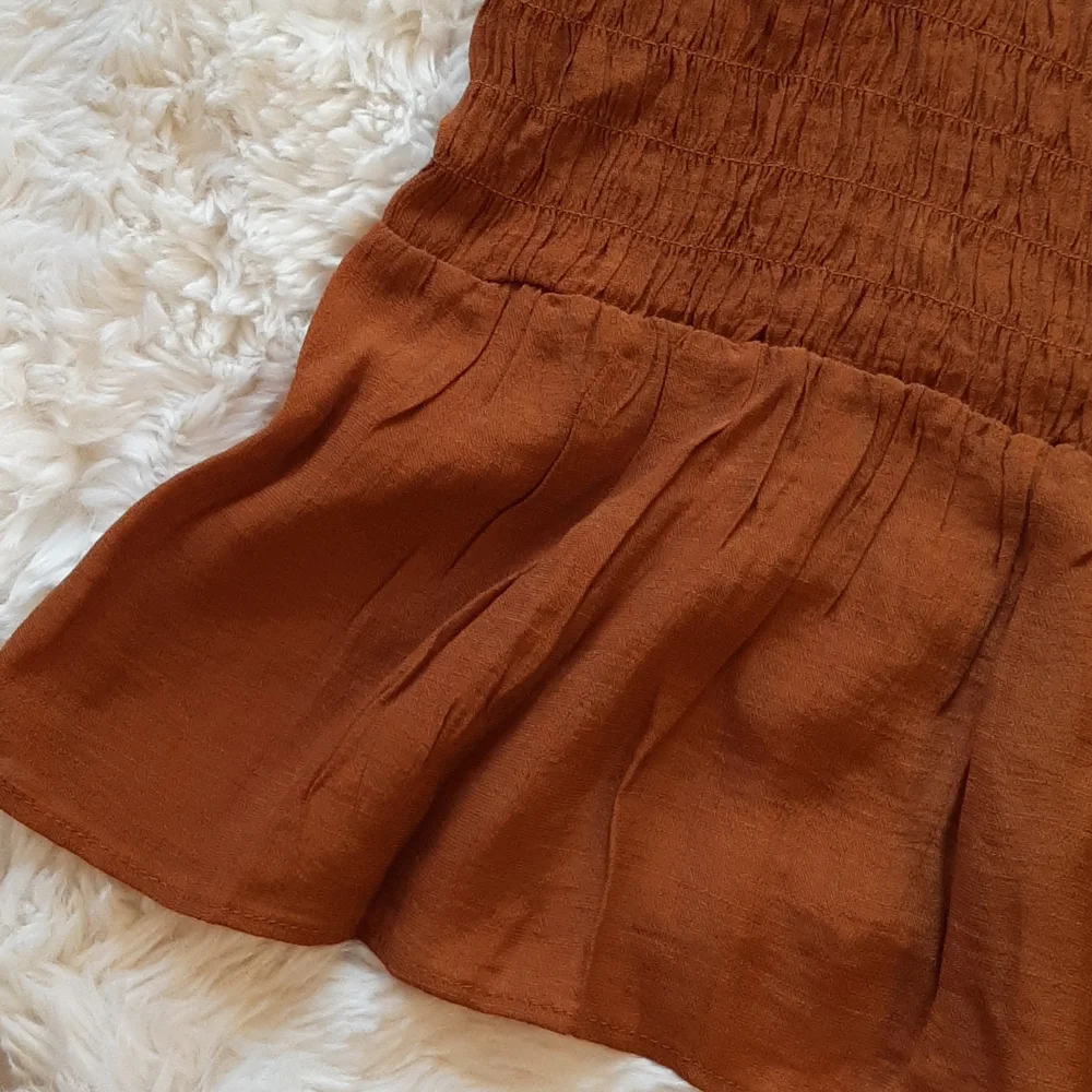 SOLD*Nanette Lepore Glazed Ginger Ruched Top Ruffle Bottom & Sleeves, Large, NWT - Picture 4 of 11